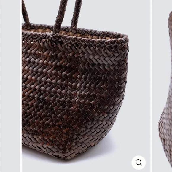 Dragon Diffusion Dark Brown Woven Tote - Picture 6 of 7